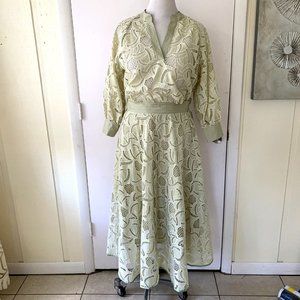 NWT MeadowLina light green 2 pieces dress set size L